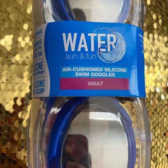 Water Sun & Fun Uv Protection Adult Swim Goggles - Picture 5 of 5